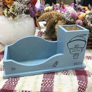 【戲擺飾】殭小二玩鬧-名片筆筒