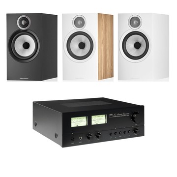 NAD C3030 綜合擴大機+Bowers & Wilkins 606 S3 書架喇叭(1對)