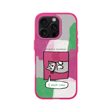 iPhone 16 Pro Clear 粉漾桃 - 小犬工作室 The little K9s - I dont care