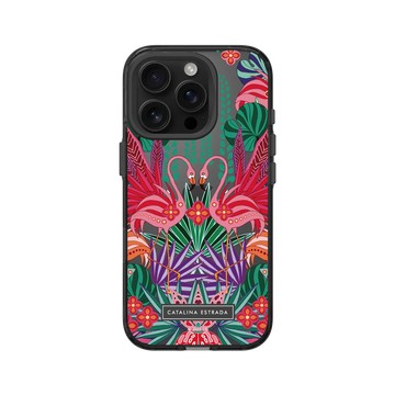 iPhone 16 Pro Clear (相機按鈕) 酷墨灰 - Catalina Estrada - Flamingo