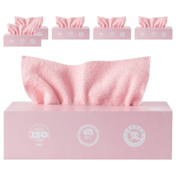 WE CHAMP 抽取式抹布 乾濕兩用 超細纖維布  20 x 20cm  6盒