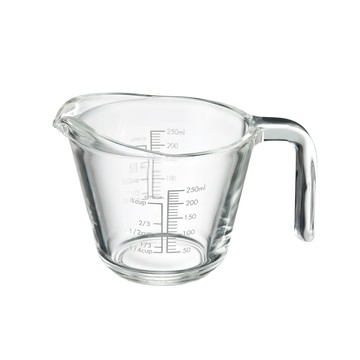 HARIO 玻璃大口量杯  MJP-250-GR  250ml  1入