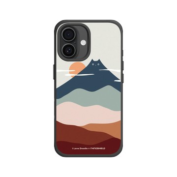 iPhone 16 SolidX 黑 - ilovedoodle (Lim Heng Swee) - Cat Landscape - Mountain 貓咪山