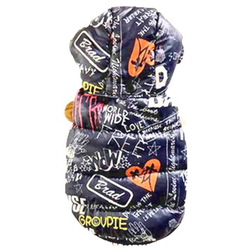 SassyDog 外套 雙面穿 寵物服飾  12  塗鴉  1件