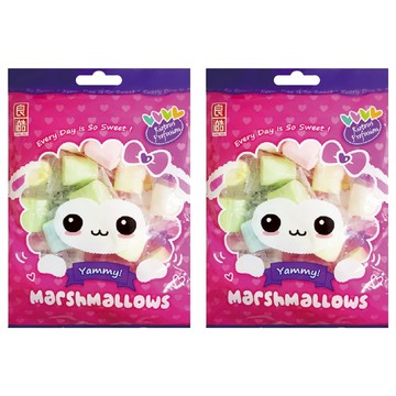 良澔 羊棉棉愛心棉花糖 大塊一口咬下超過癮  100g  2袋