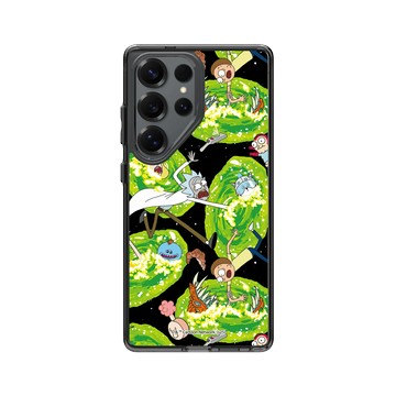 Galaxy S25 Ultra Clear 酷墨灰 - 瑞克和莫蒂 Rick and Morty - 太空傳送門