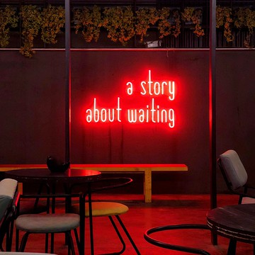 a story about waiting霓虹燈LED發光字Neon Sign Party聚會