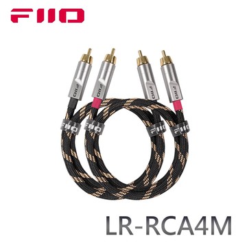 【FiiO】LR-RCA4M 雙RCA 公轉公 RCA音源對錄線(80cm)