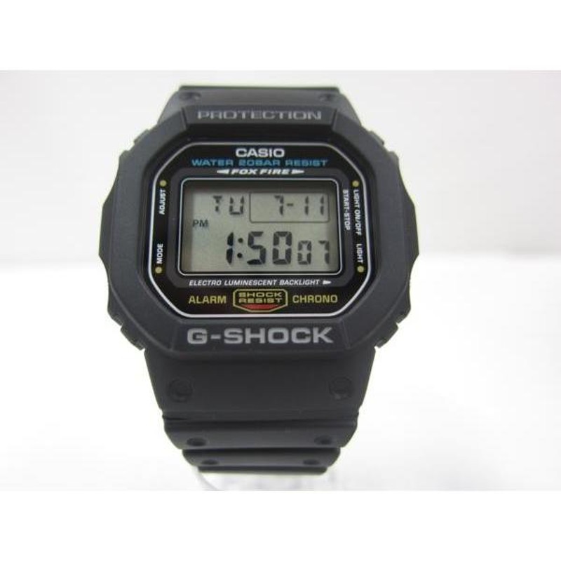 腕時計》【未使用品】CASIO G-SHOCK DW-5600E-1 腕時計【中古】 | LINEショッピング