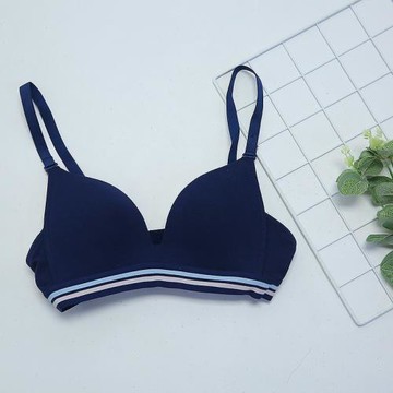 B系列專柜清倉余單純棉聚攏舒適中厚款四季無鋼圈文胸M4097