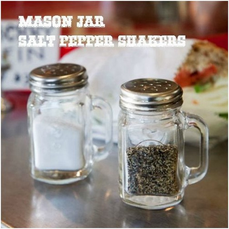 Mason Jar Salt Pepper Shakers メイソンジャーソルトアンドペッパーズ Ball Mason Jar ボール メイソン ジャー 塩コショウ 調味料入れ プレゼント カフェ 通販 Lineポイント最大0 5 Get Lineショッピング