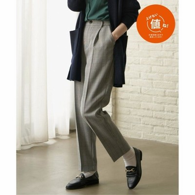 【イッカ】【雑誌 SPRiNG 11月号掲載】ウーリッシュフラノテーパードパンツ