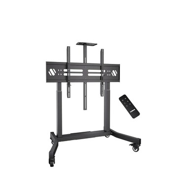 電視壁掛架 ChowLIFT 7 電動螢幕升降架 (支援40~86吋螢幕) 黑/白-電動升降+可移動電視架 需自行DIY組裝 公司貨