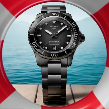 TISSOT天梭 SEASTAR1000 海洋之星 潛水機械腕錶 40mm/T1208073305100