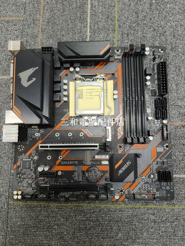 技嘉 B360M AORUS PRO 主板 全新成色 實物如圖 高性能 適合 diy 裝機 擁有完善【三和電腦配件店】