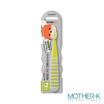 MOTHER-K - K-MOM 潔淨護理兒童牙刷(5Y以上) (蘋果青)