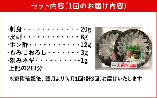 とらふぐ刺しセット（1人前×2皿） ふぐ フグ とらふぐ トラフグ 刺身 ふぐ刺し