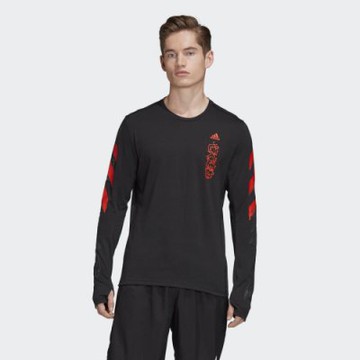 Adidas fast gfx ls tee hot sale