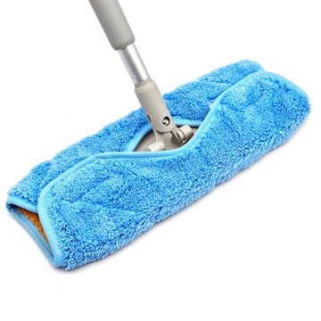 【台灣製造】最新型 超細纖維 拖把布 超強吸水 不掉棉絮 乾溼兩用 靜電吸塵 大掃除