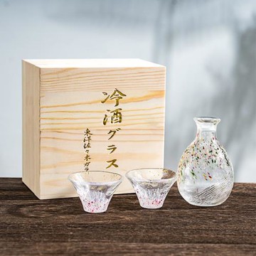 東洋佐佐木日本進口櫻花富士山清酒杯清酒壺套裝日式酒具喬遷禮品