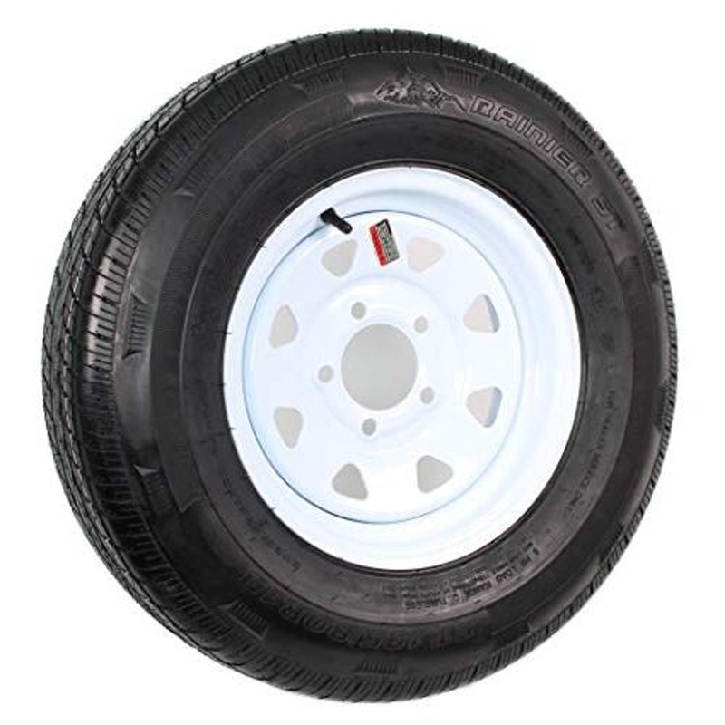 マウントトレーラータイヤオンリムST 185/80 D 13 X 4.5 5-4.5スポーク