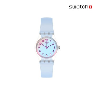 Swatch CASUAL BLUE 太陽光譜上蓋/經典手錶/女錶/瑞士製造 LK396 (25mm)【官方旗艦店】