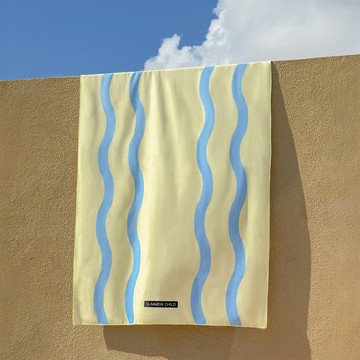 SUMMER CHILD 沙灘巾  1個  Wave lemon