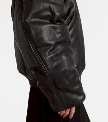 Balenciaga Leather bomber jacket