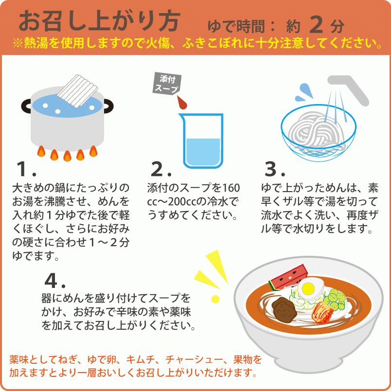 グルテンフリー　岩手・盛岡純米冷めん 特製スープ・辛味付（２食入×１０袋）