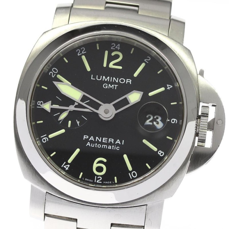 ☆箱・保証書付き【PANERAI】パネライ ルミノール GMT デイト