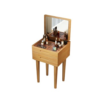 【HappyLife】實木迷你化妝桌 50公分 Y11856象牙白