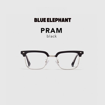 【BLUE ELEPHANT】PRAM black 抗藍光眼鏡 鏡框 附盒 官方旗艦店