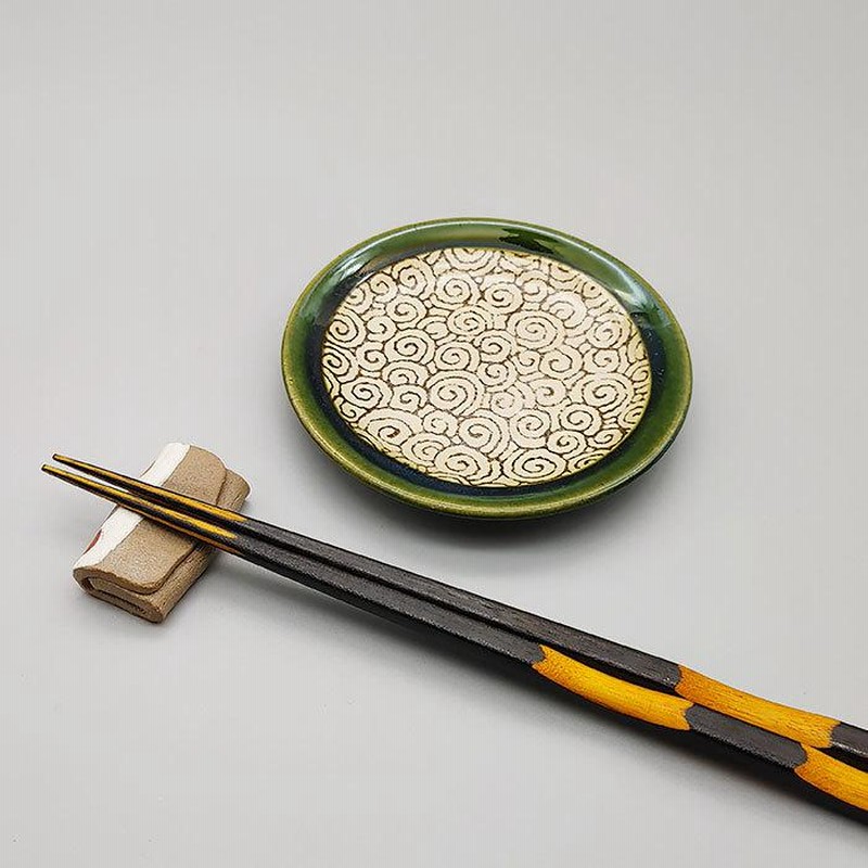 萌えみどり GY 四寸丸皿 12cm 日本製 国産 瀬戸焼 和食器 陶磁器 萌えみどり GY 四寸丸皿 12cm 日本製 国産 瀬戸焼 和食器 陶磁器