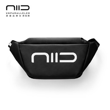NIID x Statement 玩色宣言 S4 雙向輕量隨身單肩包 - 漆黑