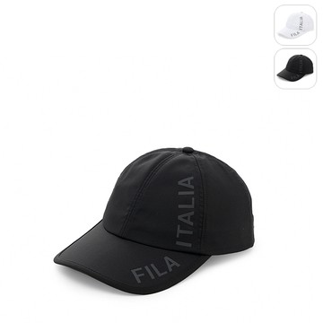 【FILA】經典LOGO帽-黑色 HTA-1006-BK