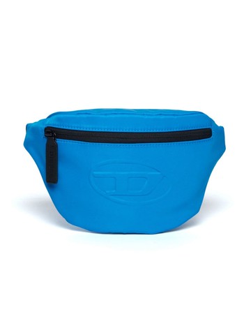 Diesel Kids - logo-embossed zipped belt bag - kids - Polyamide - One Size - Blue