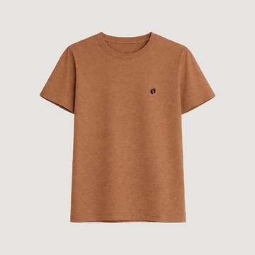Hang Ten- COOLMAX客製刺繡短袖T恤-男(旭日橙)