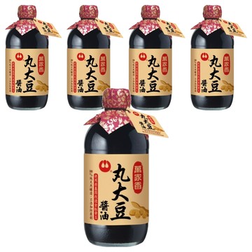 萬家香 丸大豆醬油  450ml  5瓶