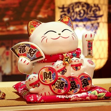 ⚡臺灣出貨⚡新年裝飾 過年擺件 招財貓 電動招手 開運招財貓 轉運貓 生意興隆 八方來財 迎賓擺件 送禮 家居喬遷