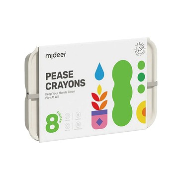 MiDeer 不沾手豌豆蠟筆(8色)【悅兒園婦幼生活館】