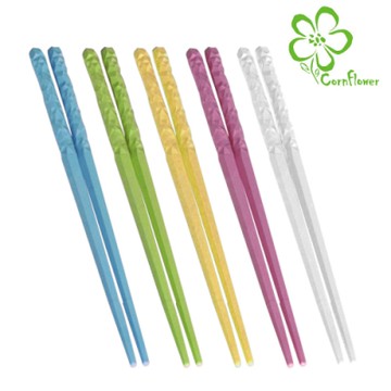 Cornflower 皺褶筷5入家庭包 (無毒玉米餐具)