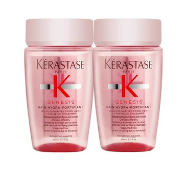 KERASTASE 巴黎卡詩 粉漾芯生髮浴-清爽型80ml*2入組-航空版