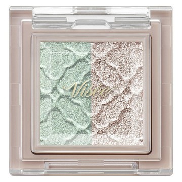 Visee Riche Dazzling Duo Eyes GR-4 (Pastel Green) Kose Eyeshadow