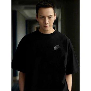 t恤潮牌短袖男士純棉打底半袖夏季ins美式情侶裝黑色簡約印花上衣