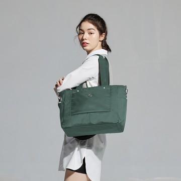 beside u 防割托特包 通勤包 可放13吋筆電 綠- BNU系列