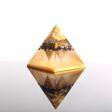 【客製化禮物】金沙鋪地-金運奧剛大型金字塔-開運招財透明系極簡