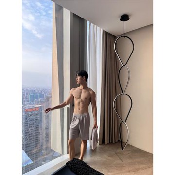 男士套裝冰絲睡衣 性感顯型