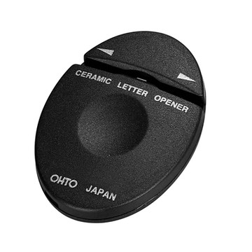 日本製OHTO隨身陶瓷拆信刀開信刀CLO-A拆信封刀(右左手皆適;陶瓷刀片)開信封刀拆信器Auto Ceramic Letter Openerオート レターオープナー セラミックレターオ