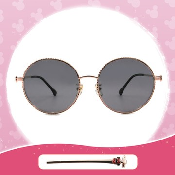 Disney 米妮│西班牙慶典 圓框太陽眼鏡 太空灰 (小框款)