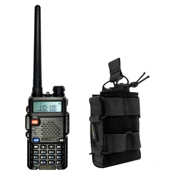 BAOFENG 寶峰 雙頻對講機 + CORDURA MOLLE 模組 對講機包  1套  UV-5R